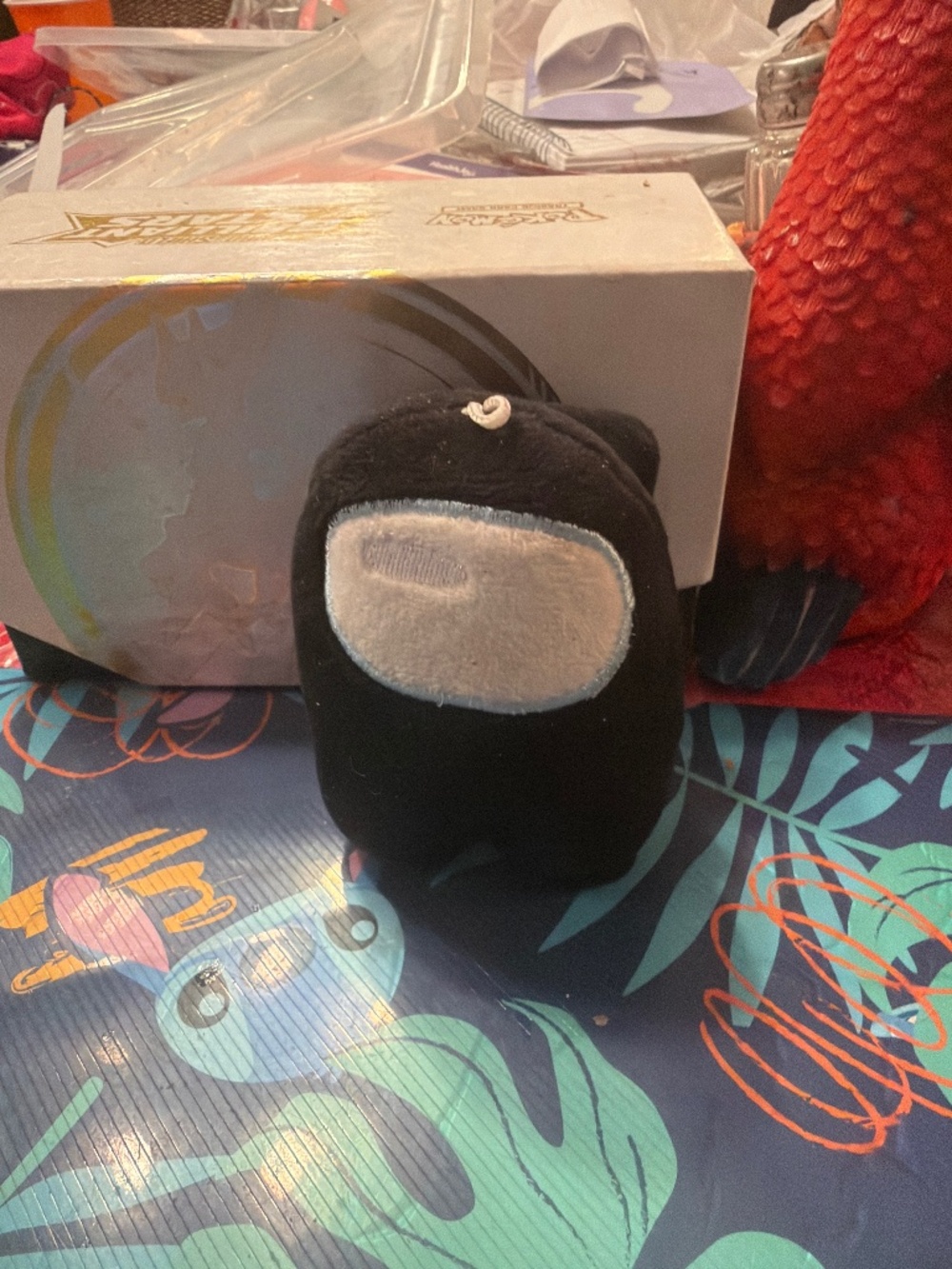 Among Us black plush